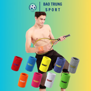 Băng cổ tay, chặn mồ hôi tay 8cm chất cotton siêu thấm hút mềm mại aolikes a0235