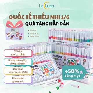 Màu 80 Acrylic Marker bản Mới 24/36/48/60 họa cụ bút dạ sơn màu vẽ học sinh - B196