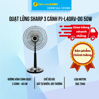 Quạt lửng sharp 3 cánh pj-l40rv-dg 50w