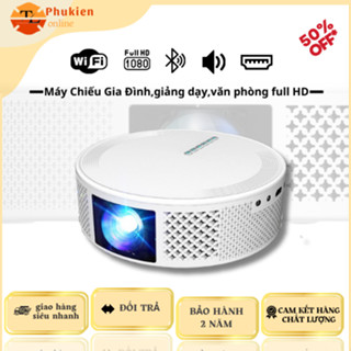 Máy Chiếu Mini 4K T269, Máy Chiếu Mini Full HD có cổng HDMI Kết Nối Wifi, Điện Thoại, online