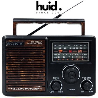 Đài Radio Sony SW-888 âm thanh cực hay dành cho người già ( tặng kèm dây sạc )
