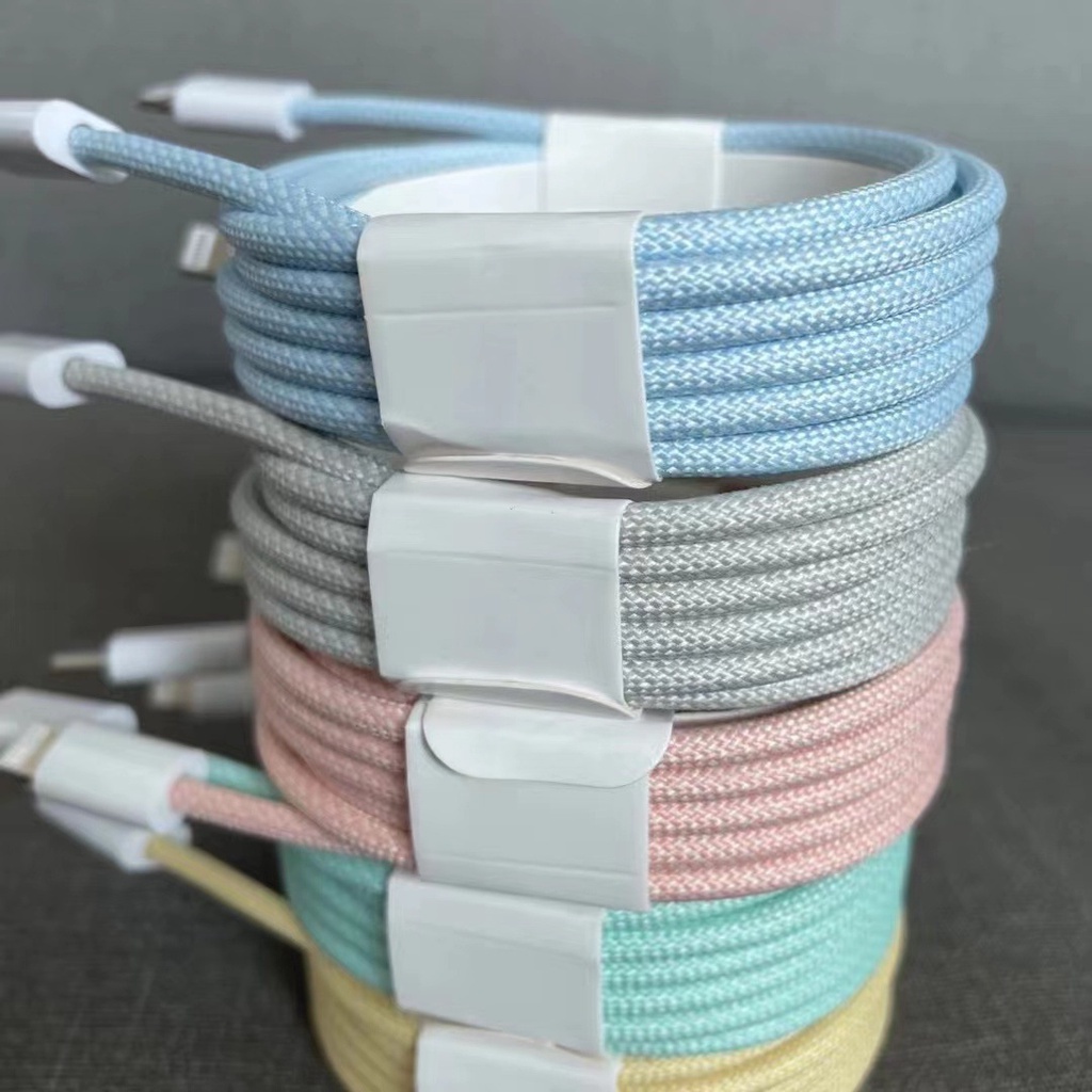 (Dài 1M 2M 3M) Dây X27 Cáp Sạc Nhanh PD 20W Bọc Dù TC to Lighting Dành Cho Các Dòng Máy 7-14ProMax