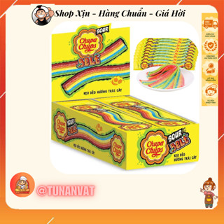   HOT Hộp 60 Thanh  Kẹo Cầu Vồng Chupa Chups Kẹo Dẻo Chupa Chups 