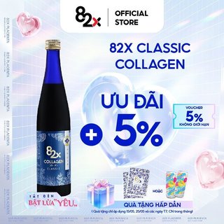 82X Collagen Classic chứa 120.000mg Collagen peptide - Thon dáng đến từ Nhật Bản ( 500ml/chai).