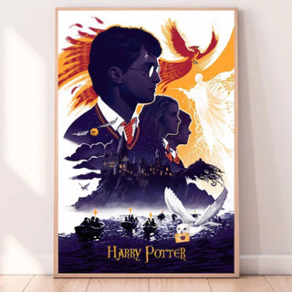 Poster Dán Tường Harry Potter Decor Phòng Ngủ, Áp Phích Phim Harry Potter Hermione Fan Art Trang Trí Nhà