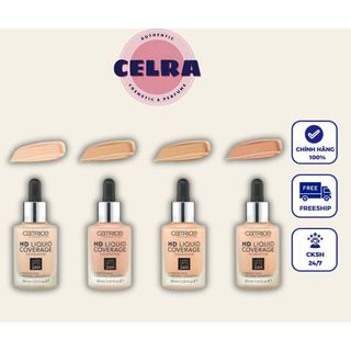 Kem nền che phủ tự nhiên, kiềm dầu cho da dr.mai catrice hd liquid coverage foundation 30ml