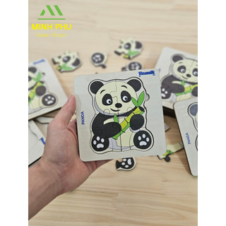 ĐỒ CHƠI TĂNG KHẢ NĂNG THÔNG MINH CHO TRẺ LẮP RÁP HÌNH ĐỘNG VẬT BẰNG GỖ