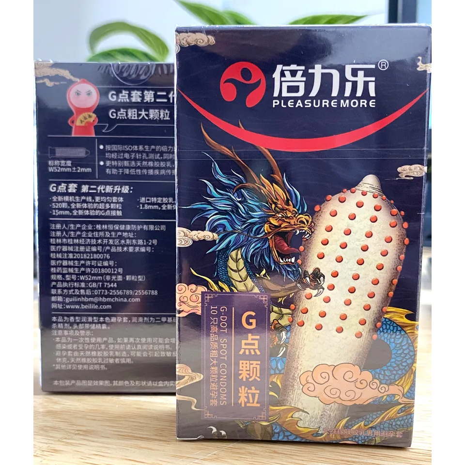 Bao cao su gai HBM tăng cảm giác hộp 10 chiếc