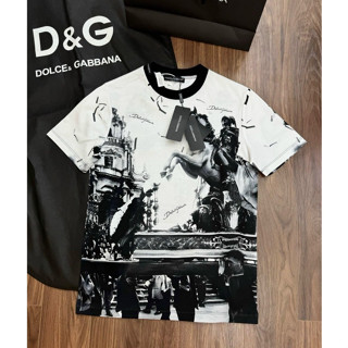 Áo Thun nam Dolce cao cấp họa tiết hình in sắc nét chuẩn fom (new)