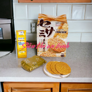 BÁNH QUY MÈ EGG WHITE VỊ RONG BIỂN/Truyền Thống GÓI 336g