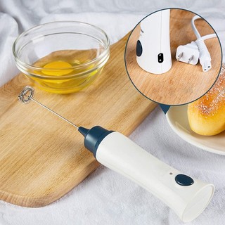 máy đánh bọt kem cà phê, bọt trứng sữa có Pin sạc + tặng kèm dây sạc