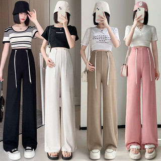 Quần bầu ống Xuông chất mát mặc hè _ cài chốt, Quần bầu ống rộng