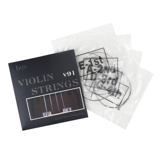 Dây đàn Violin, Violin Strings Set - Irin V91 - Nylon Aluminum Magnesium Copper Alloy, Silver Nickel-plated String Beads
