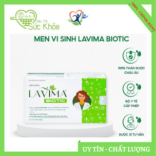 Viên uống phụ khoa lavima biotic men vi sinh vùng kín ,giảm khí hư, ngứa rát, ngăn ngừa tái phát
