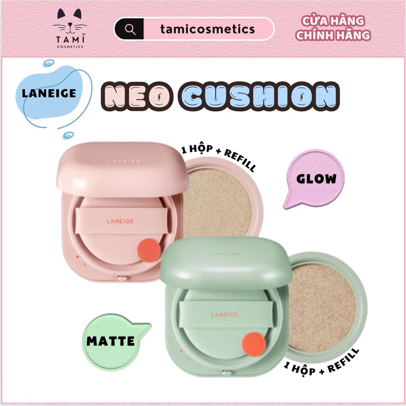 ( Kèm lõi ) Phấn Nước Neo Cushion che phủ tốt