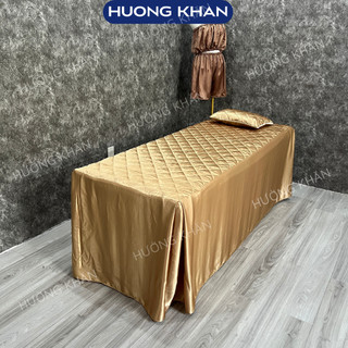 Ga giường spa, massage chất liệu Lụa Luxury trần bông cao cấp
