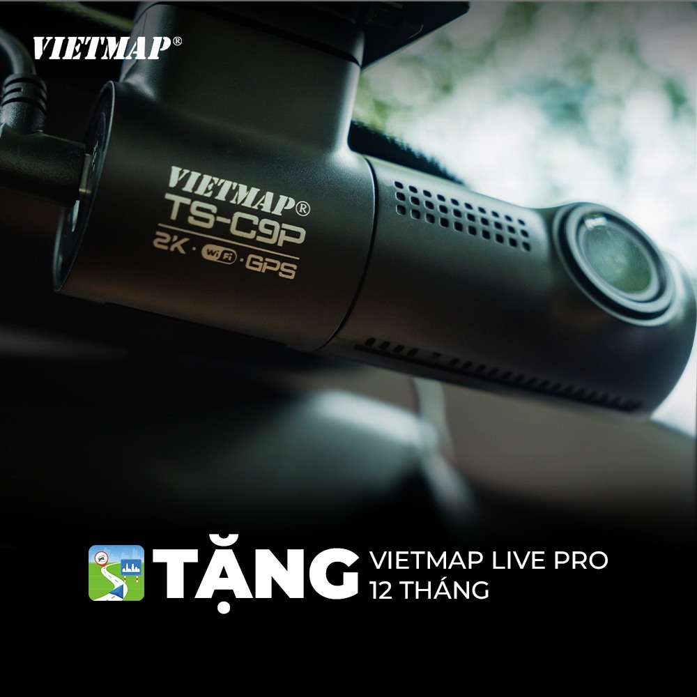 CAMERA HÀNH TRÌNH VIETMAP TS-C9P, Tặng VIETMAP LIVE PRO 1 NĂM, GHI HÌNH TRƯỚC 2K, KẾT NỐI ĐT | BigBuy360 - bigbuy360.vn