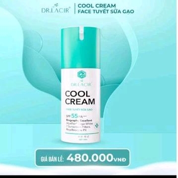 [mua1tặng2] Kem Cool Cream ban ngày Dr.Lacir cao cấp - kem chống nắng vật lý 5in1