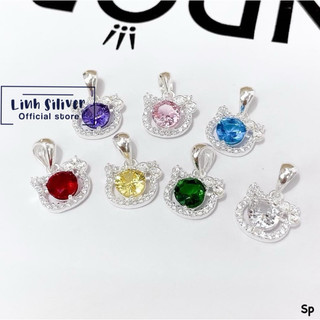 Mặt dây chuyền hình mèo kitty cho bé gái bạc ta
