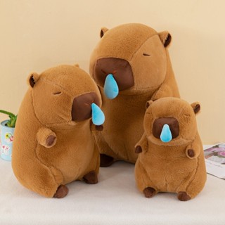 Gấu Bông Capybara Nước Mũi Đeo balo Rùa Đội Mũ Các Loại Thú Nhồi Bông Nước Xu Hướng Size Lớn 55Cm