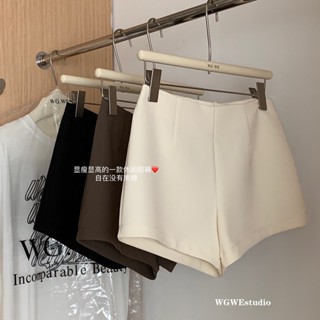 Quần short dance Idol Lưng cao Ống rộng Hàn Quốc Quần đùi Bảo hộ Mặc váy Ido Tôn dáng Cạp cao Kpop