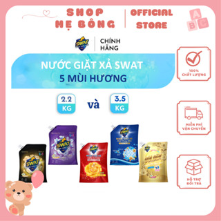 Nước giặt xả Swat 5in1 dạng túi 2,2kg- 3,5kg (đủ màu)