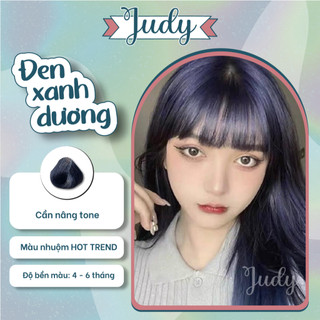 Thuốc nhuộm tóc Đen Xanh dương + tặng kèm trợ nhuộm |JUDY HAIR