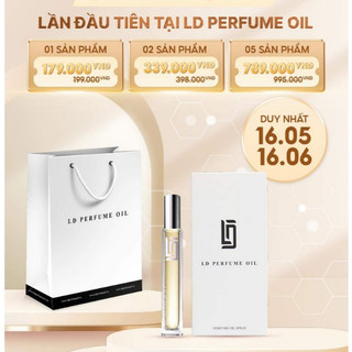 Tinh dầu nước hoa ld perfume oil 12ml . lưu hương bền bỉ 1-2 ngày trên vải . nước hoa chiết . nước hoa nữ