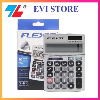 Máy tính thiên long flexoffice flexio cal-02s / máy tính kế toán 12 số cal02s / cal02