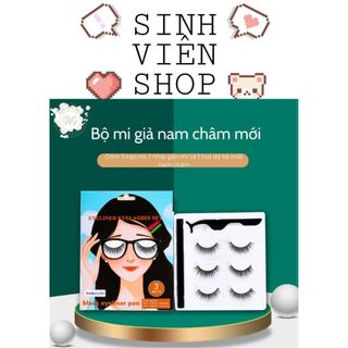 Mi giả nam châm 3D tặng nhíp gắn mi