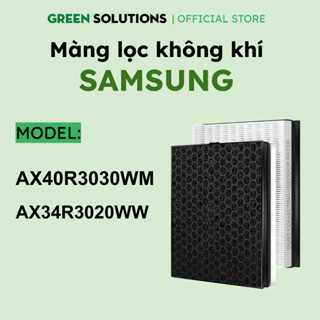 Màng lọc không khí Samsung AX34R3020WW và AX40R3030WM, bộ lọc không khí Samsung kết hợp hepa và carbon, CFXG100/GB