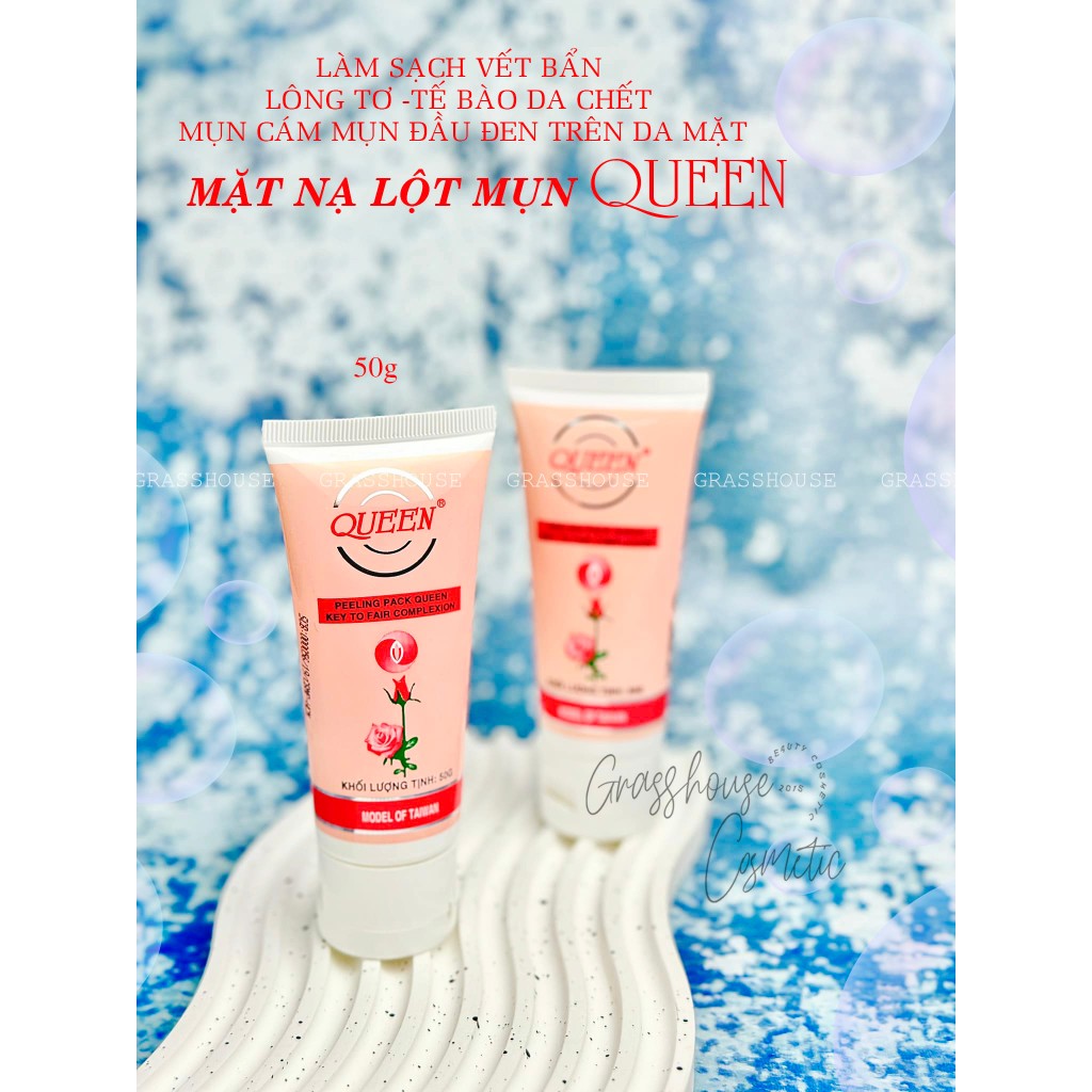 Mặt Nạ Lột Mụn Peeling Pack Queen Tube 50g - lột siêu mạnh