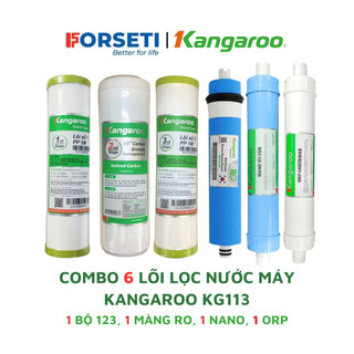 Trọn bộ 6 lõi lọc nước Kangaroo chính hãng dùng cho máy lọc nước Kangaroo KG113