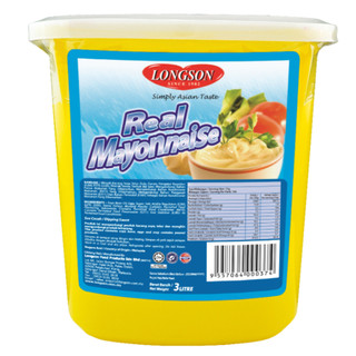 Sốt Mayonnaise LONGSON Real Mayonnaise 3Lít