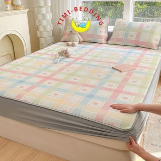 Chiếu băng lạnh điều hòa họa tiết bọc chun chất vải mát lạnh, mềm mại – Timibedding
