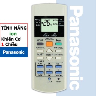 Điều Khiển Điều Hòa PANASONIC 1 chiều có ION lọc không khí
