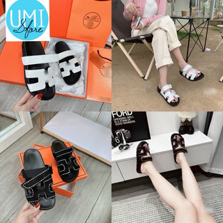Dép lê chu H quai ngang bản mới fullbox