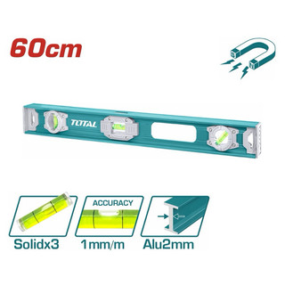 ĐỒ NGHỀ TOTAL Thước thủy 60CM (kèm theo nam châm hút) TMT26026