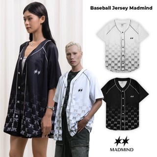 Áo Khoác Bóng Chày Baseball Jersey Madmind - Màu Đen / Trắng