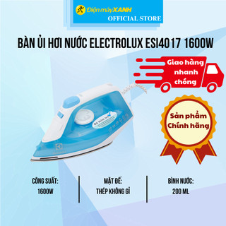 Bàn ủi hơi nước electrolux esi4017 1600w