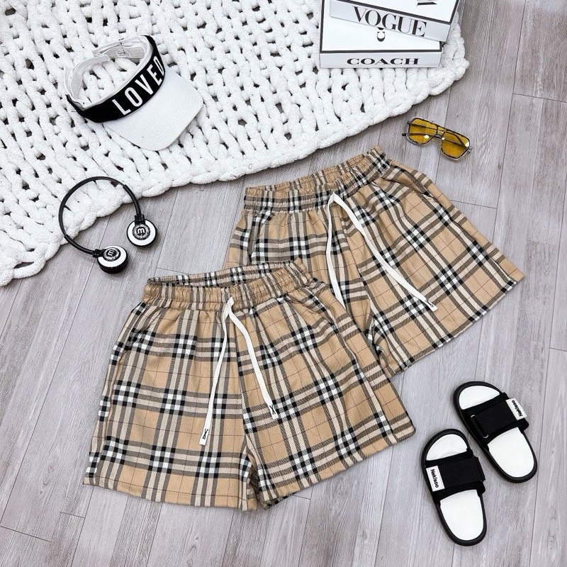 Quần Đùi Sooc Nữ Kẻ Ô Vuông Siêu Hot Hàng Hè_677 | BigBuy360 - bigbuy360.vn