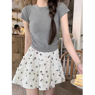 Chân váy ren in hình nơ dễ thương cao cấp - bb store