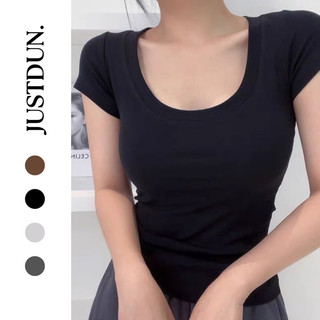 Áo thun gân tăm tay ngắn D200