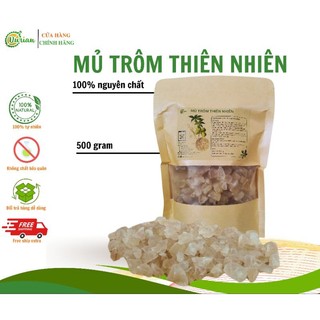 500g mủ trôm nguyên chất, mủ trôm phan rang, mủ trôm hạt lựu, túi thân thiện.