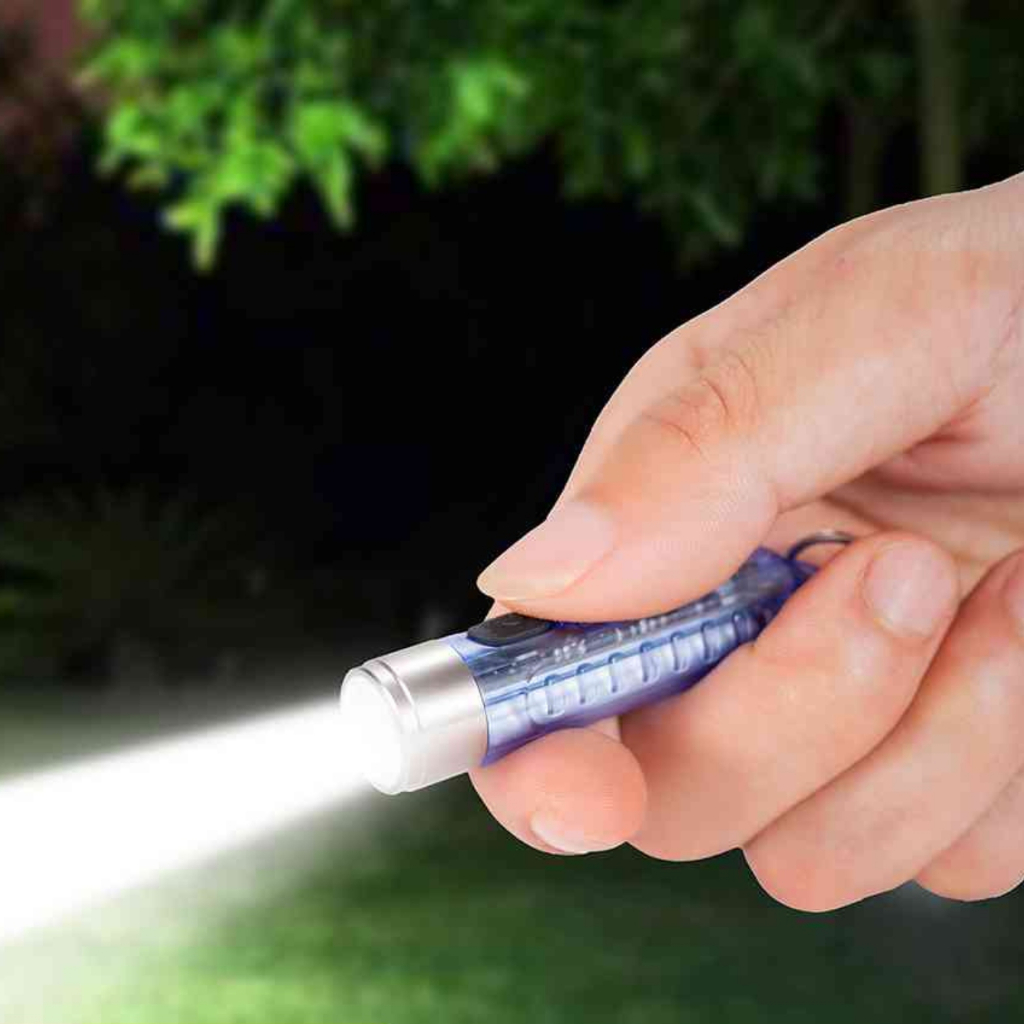 Đèn Pin Led Mini Siêu Sáng, Đèn Pin Móc Khoá, Chông Nước, Đa Chức Năng, Đèn Soi Cua Gạch, Đèn Dã Ngo