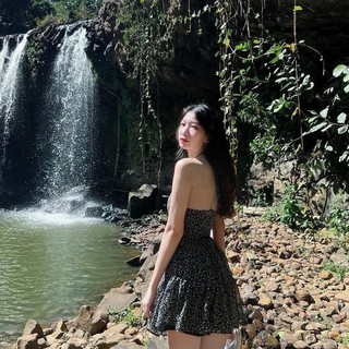 [Bigsize 55-100kg] Váy 2 dây bồng xòe dáng ngắn