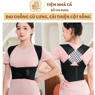 Đai Chống Gù Lưng Cao Cấp, Đai Điều Chỉnh Tư Thế, Cải Thiện Vóc Dáng Có Nẹp Hỗ Trợ Dành Cho Mọi Lứa Tuổi, Nam Nữ
