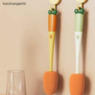 Bàn chải làm sạch 3 trong 1 Cốc chà sàn Tay cầm dài Chai lười Bàn chải rửa