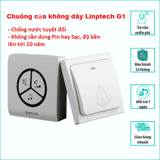 Chuông Cửa Không Dây Thông Minh LINPTECH Linbell G1 Không Dùng Pin  - Chống Nước Tuyệt Đối
