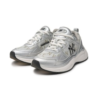 Giày thể thao mlb fastball monogram ny bạc sliver 2024 bản best.